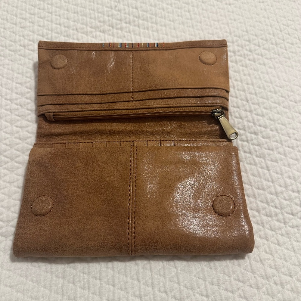 HOBO Keen Continental Wallet, Whiskey - Picture 3 of 5